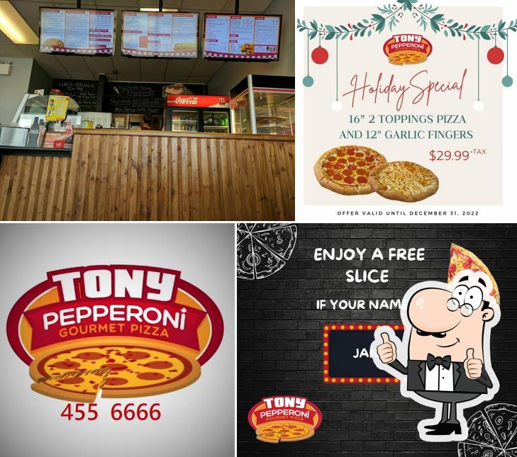 Изображение пиццерии "Tony Pepperoni Gourmet Pizza - Fredericton North Side"