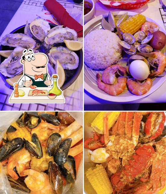 Try out various seafood dishes offered by RAGIN CAJUN SEAFOOD
