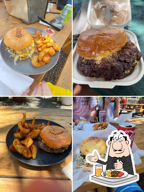 Food at Burger Boys Hawaii