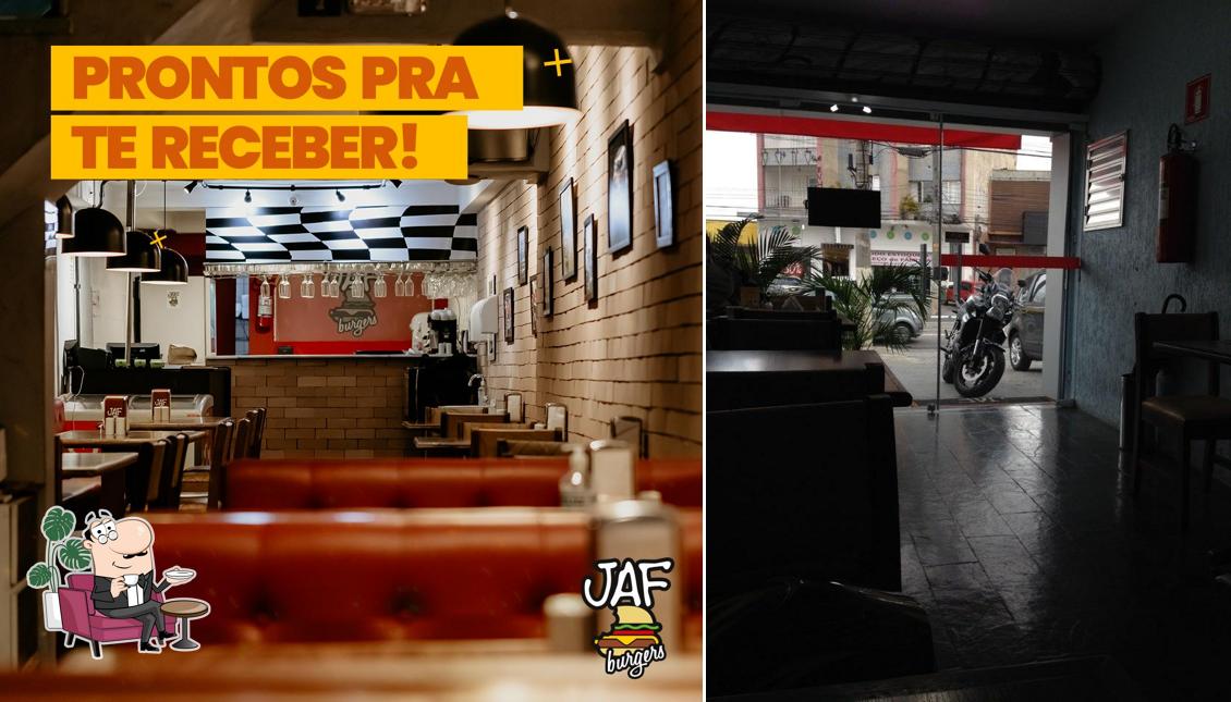 Veja imagens do interior do JAF Burgers