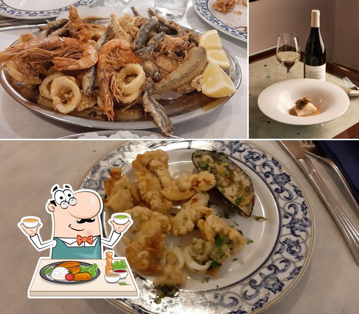 Calamari fritti al Trattoria La Risacca
