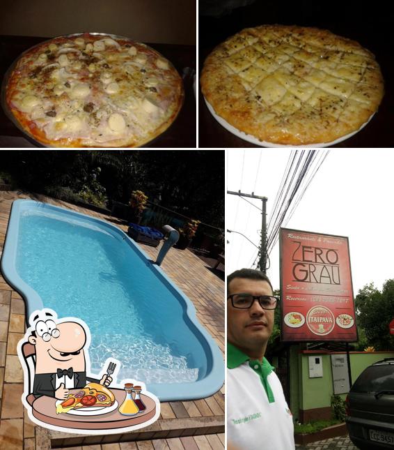 Consiga pizza no Pousada Zero Grau