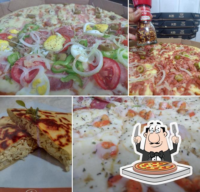 Consiga diferentes variedades de pizza