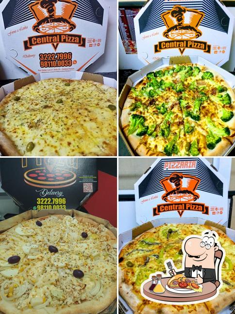 Peça diversos estilos de pizza