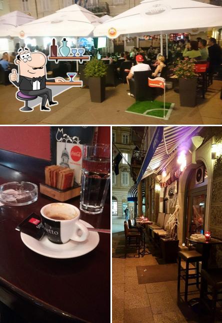 Gli interni di Mačak" Caffe Bar