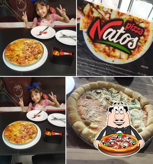 Peça pizza no Nato's pizza