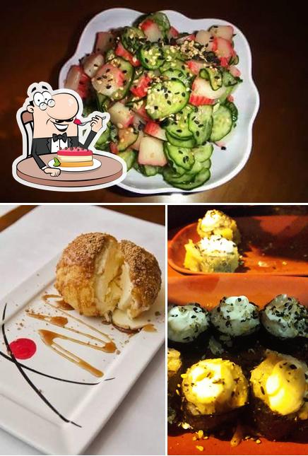 Lord Sushi comida japonesa em realengo oferece uma escolha de sobremesas