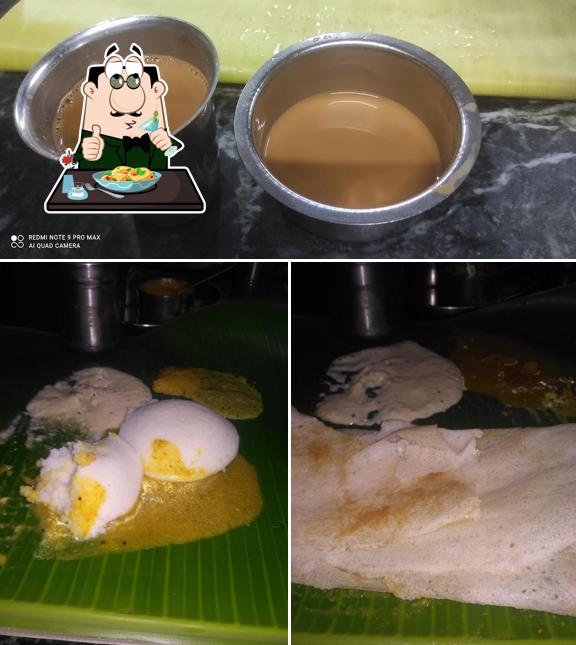 The restaurant's food and beverage