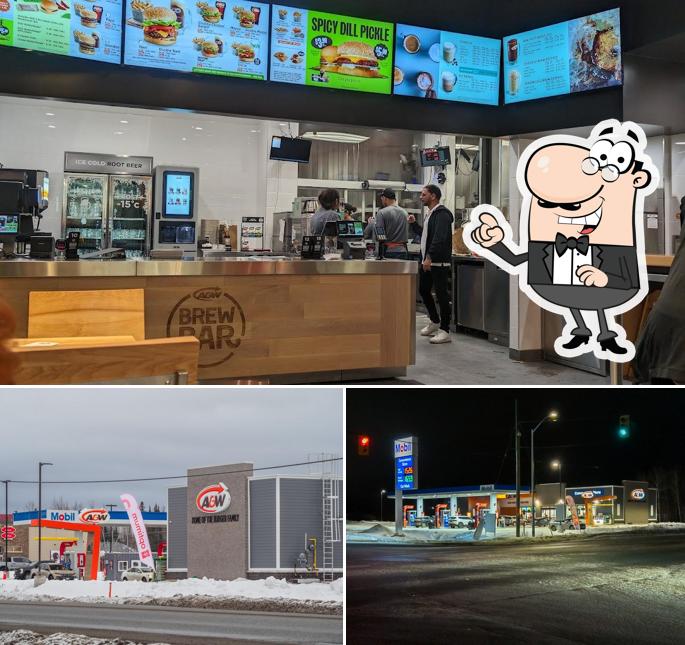 La photo de la extérieur et intérieur de A&W Canada’s