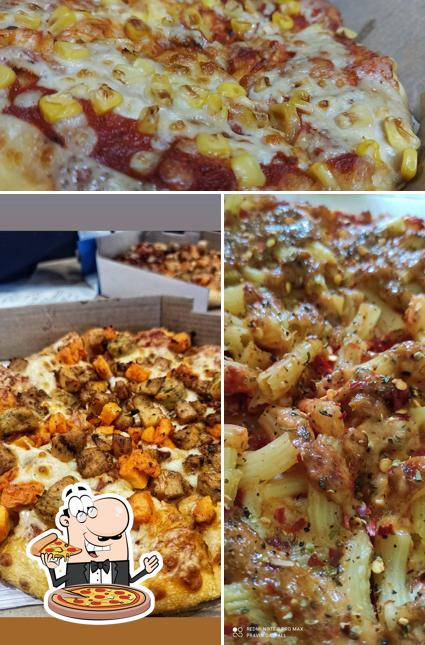 Try out pizza at Domino's Pizza Lakhe Nagra, Raipur