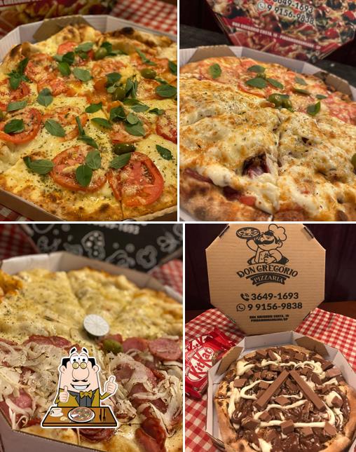 No Don Gregório Pizzaria, você pode desfrutar de pizza