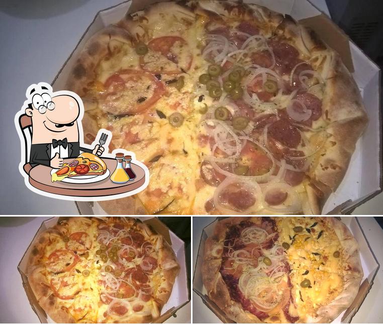 Peça diversos variedades de pizza