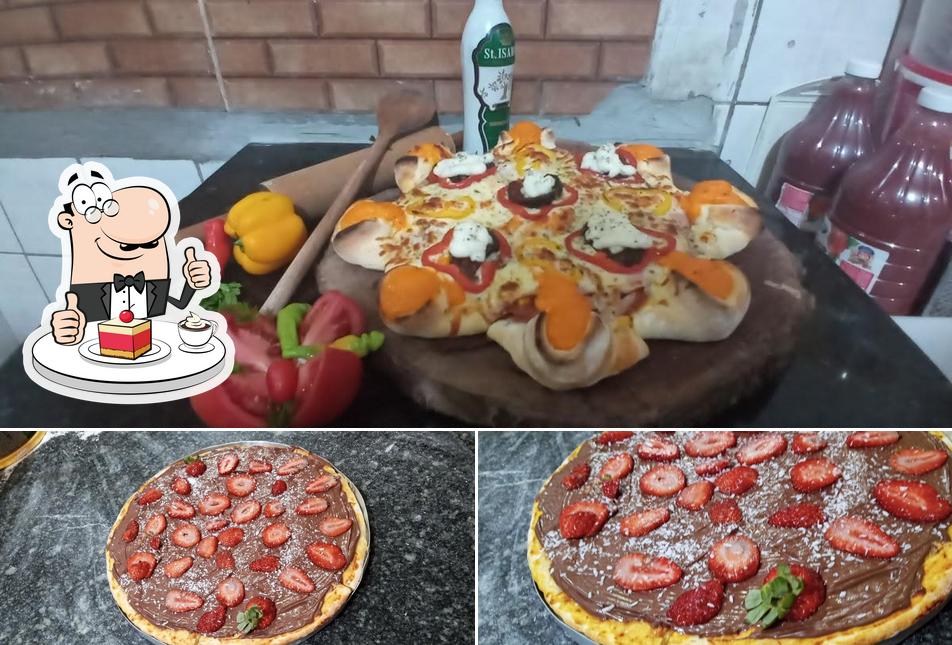 Pizzaria Do Mazolla Eunápolis BA oferece uma escolha de sobremesas