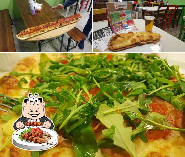 Еда и столики в Pizzeria L'Appetitosauuh
