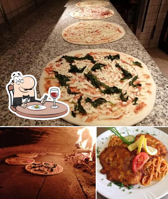 Cibo al Pizzeria Taverna Italiana Wood Oven Pizza Murten