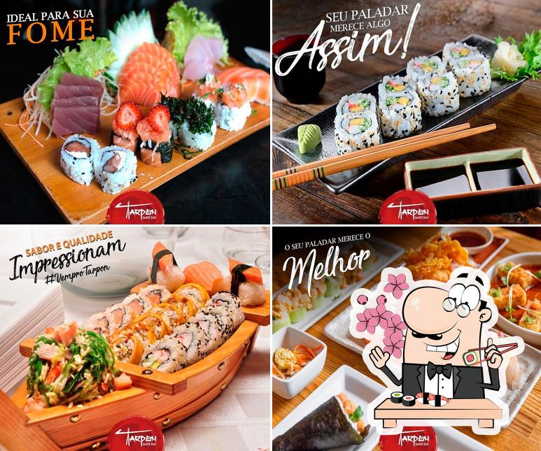 Peça diversas opções de sushi