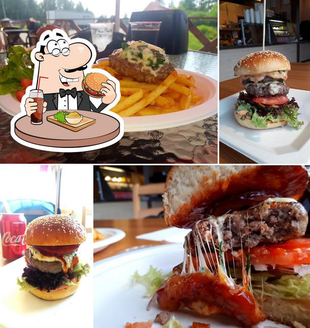 Treat yourself to a burger at Wok & Burgers