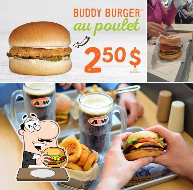 Prenez un hamburger à A&W Canada