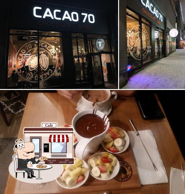 Jetez un coup d’oeil à la photo représentant la extérieur et nourriture concernant CACAO 70 Eatery