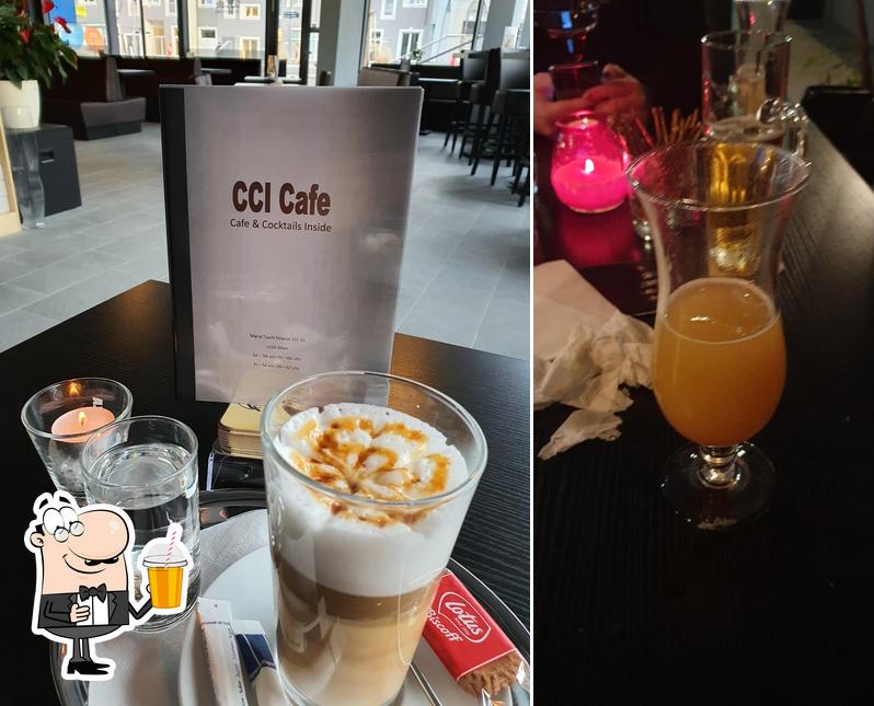 Enjoy a drink at CCI Cafe & Bar Wien