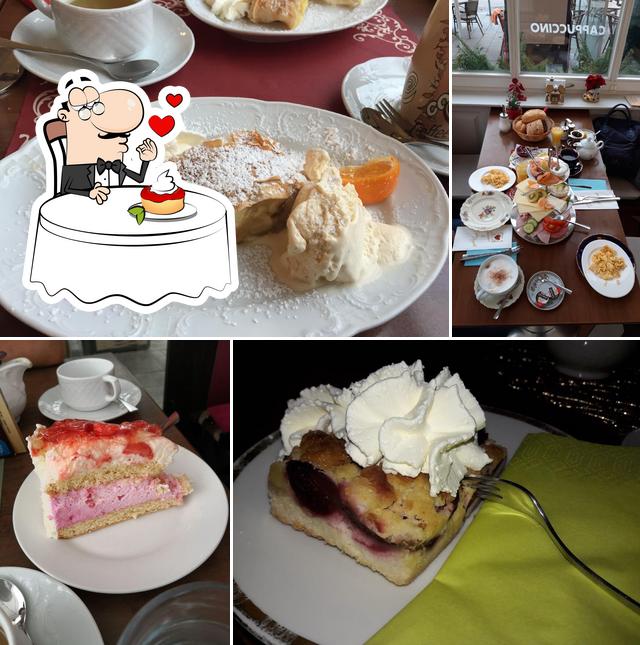 Café Marleen bietet eine Auswahl von Süßspeisen