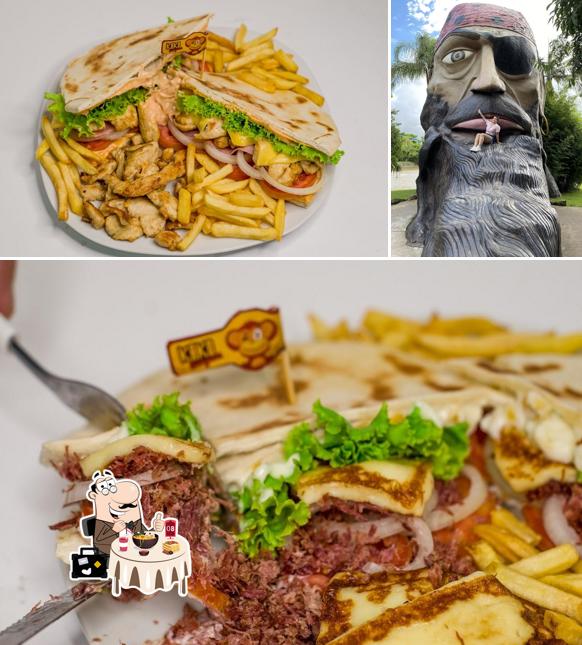 Esta é a foto ilustrando comida e exterior no Kako Burguers
