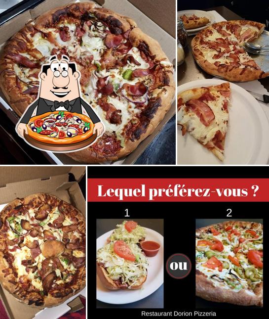 Commandez de nombreux genres de pizzas