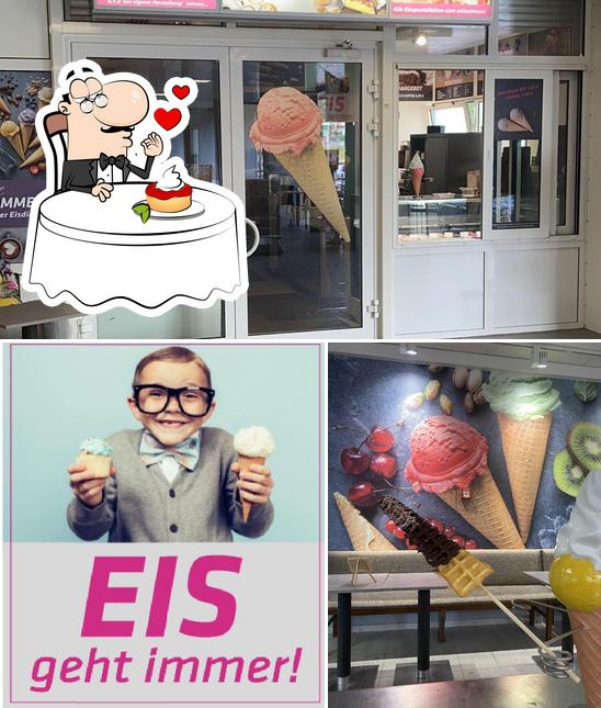 "Eisdiele im Megacenter" предлагает большой выбор десертов
