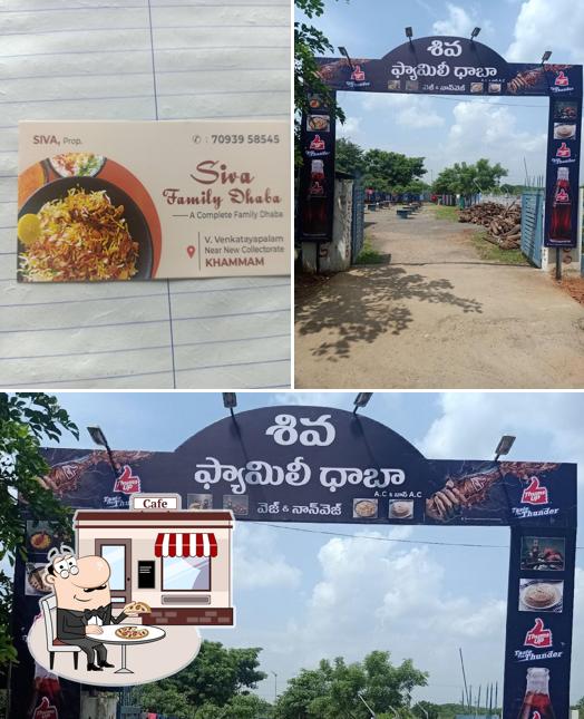 The photo of SIVA FAMILY DHABA’s exterior and food