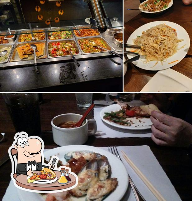 Order pizza at TULIP Lounge Hibachi Asian Cuisine