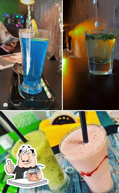 Try a drink from the menu
