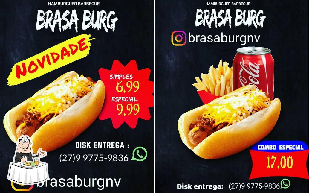 Comida em Brasa burg