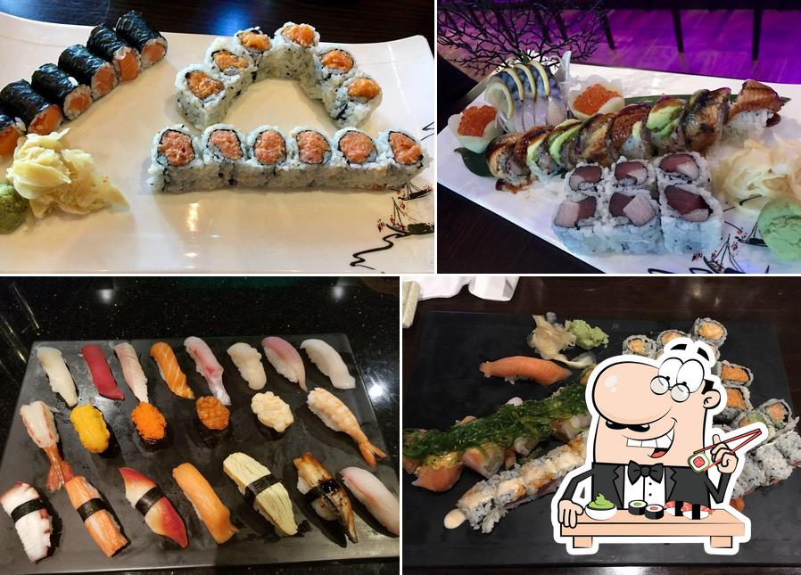 Закажите различные виды суши