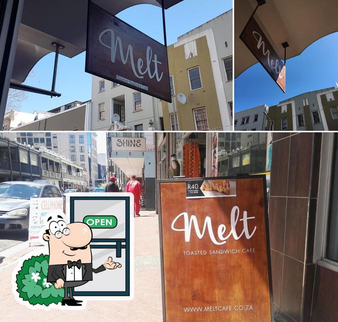 La parte exterior de Melt Cafe