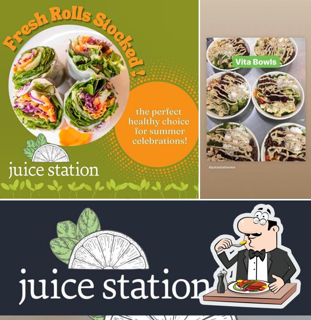 Food at The Juice Station
