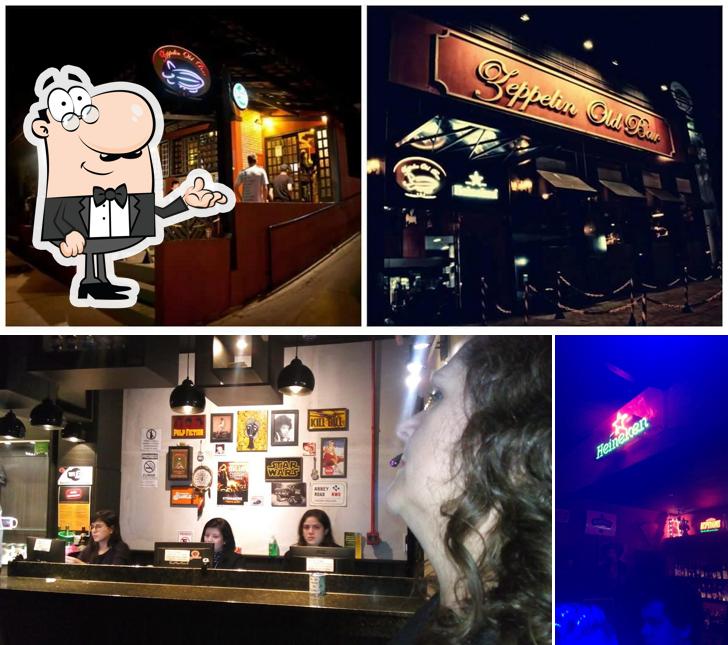 O interior do Zeppelin Old Bar