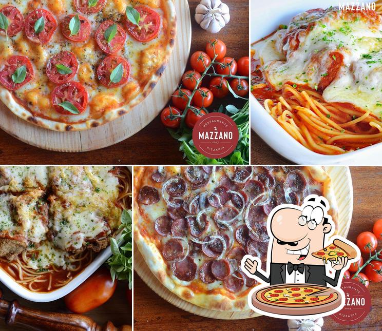 Peça pizza no Mazzano Restaurante e Pizzaria