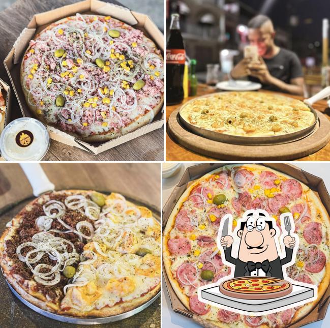 Escolha pizza no O POINT PIZZARIA
