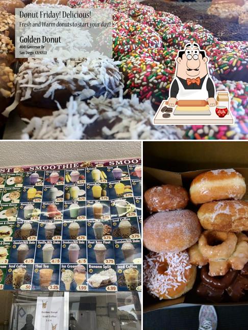 Golden Donut serves a variety of sweet dishes