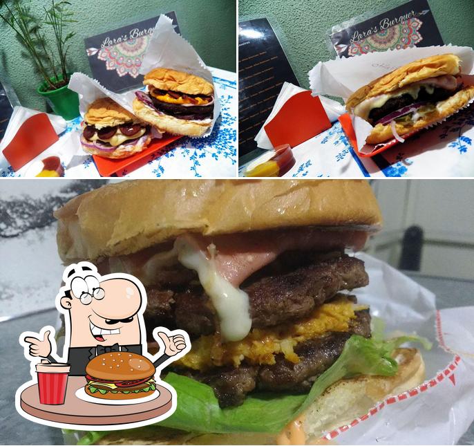 Delicie-se com um hambúrguer no Lara's Burguer