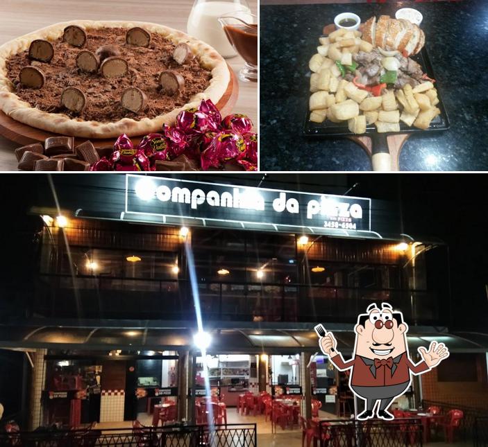 Comida em Companhia Da Pizza Praia de Leste