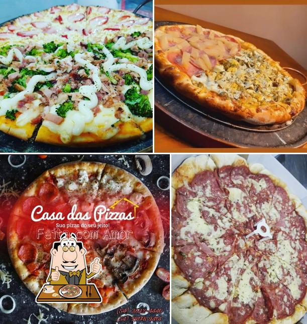 Consiga pizza no Casa das Pizzas