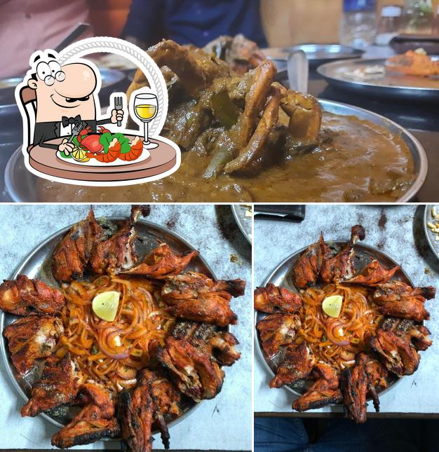 Order seafood at Hotel Maitri