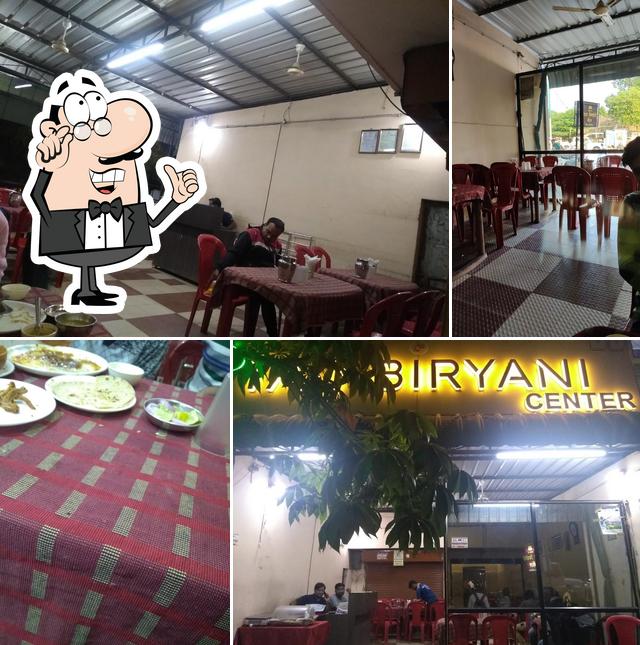 The interior of Taj Biryani Center