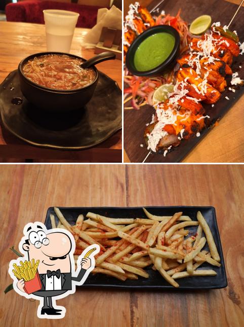 Order French fries at Sidewalk - Cafe and Restaurant