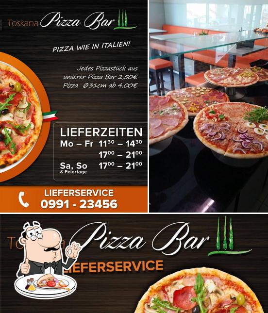 Try out pizza at Toskana Pizza Bar
