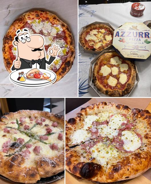 Peça pizza no Azzurra Pizza Napoletana