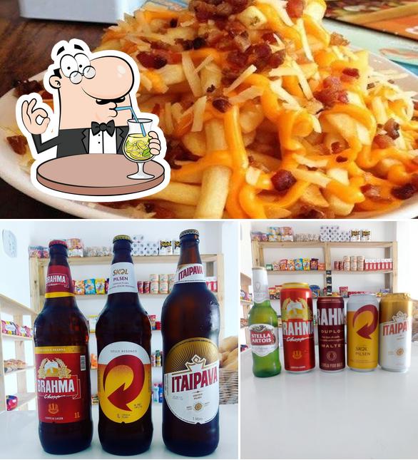 Take a look at the picture depicting drink and fries at PALADAR Padaria & Mercearia