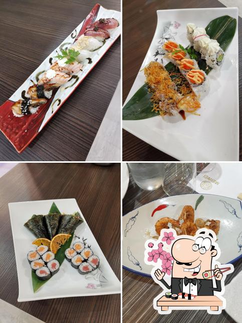 Prenditi le varie opzioni di sushi