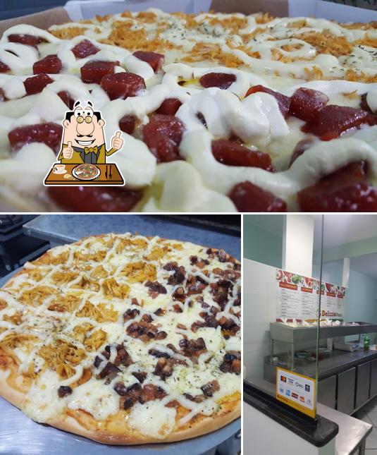 Peça diversos variedades de pizza